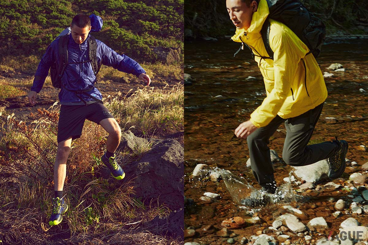 山を旅するように歩く“TRAVEL TRAIL”をテーマに、スピードハイクやウルトラハイク、低山山行など、多様なトレイルを楽しむハイカーの軽快な足運びをサポート
