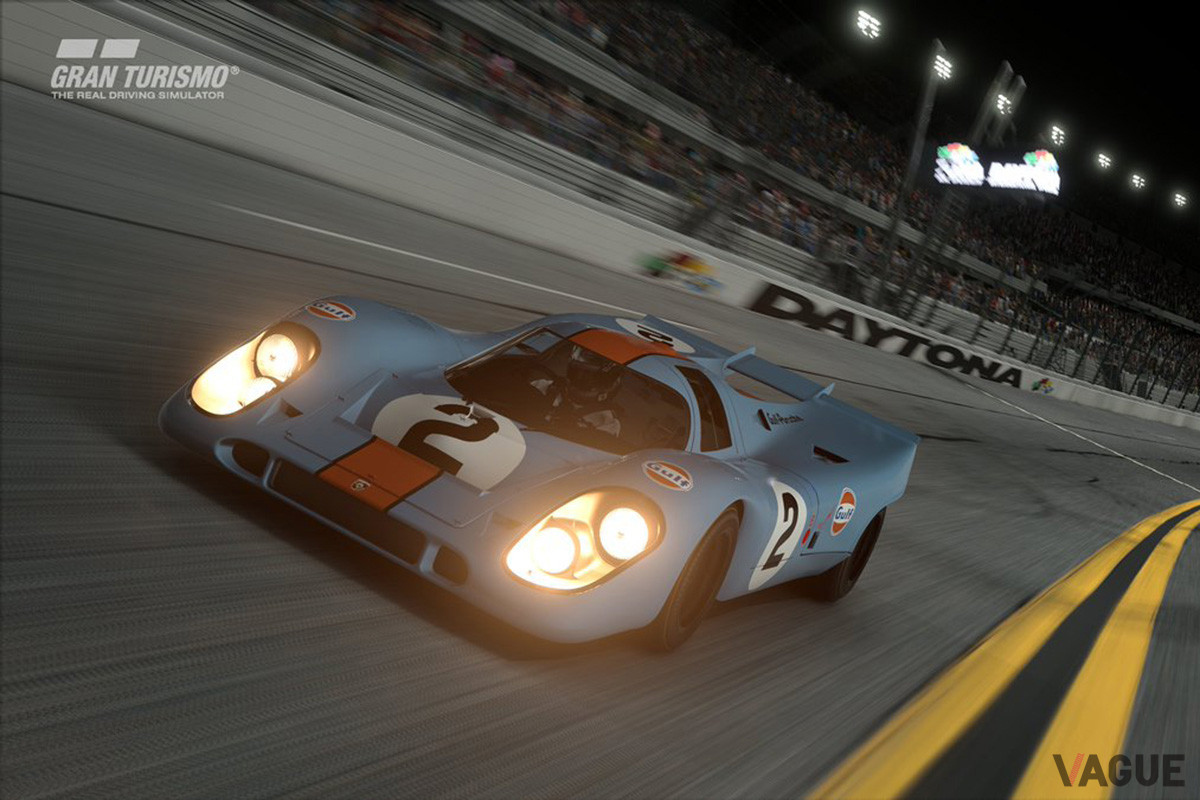 ル・マン24時間耐久レースで活躍した、「ポルシェ917」（C）Twitter（@thegranturismo）