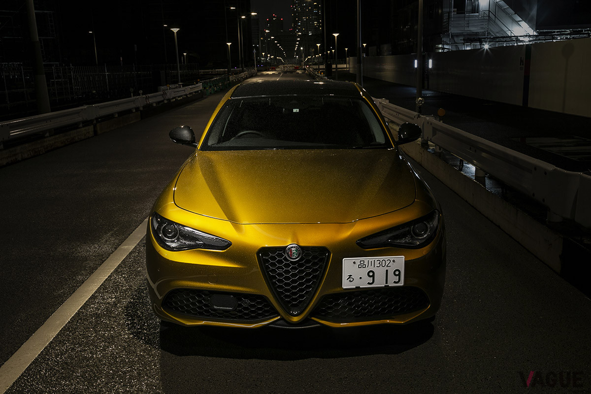 夜の闇のなかでは、黄土色というよりはゴールドに映るリーパリオーカーは、独特の妖しさを湛える