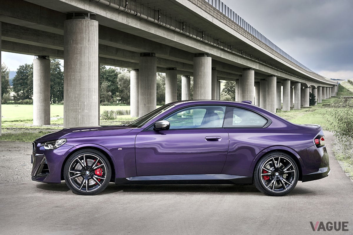 伝統的なロングボンネットのプロポーションに加え、ホフマイスターキンクと呼ばれるBMW独特のCピラー形状も備えている（C）BMW AG