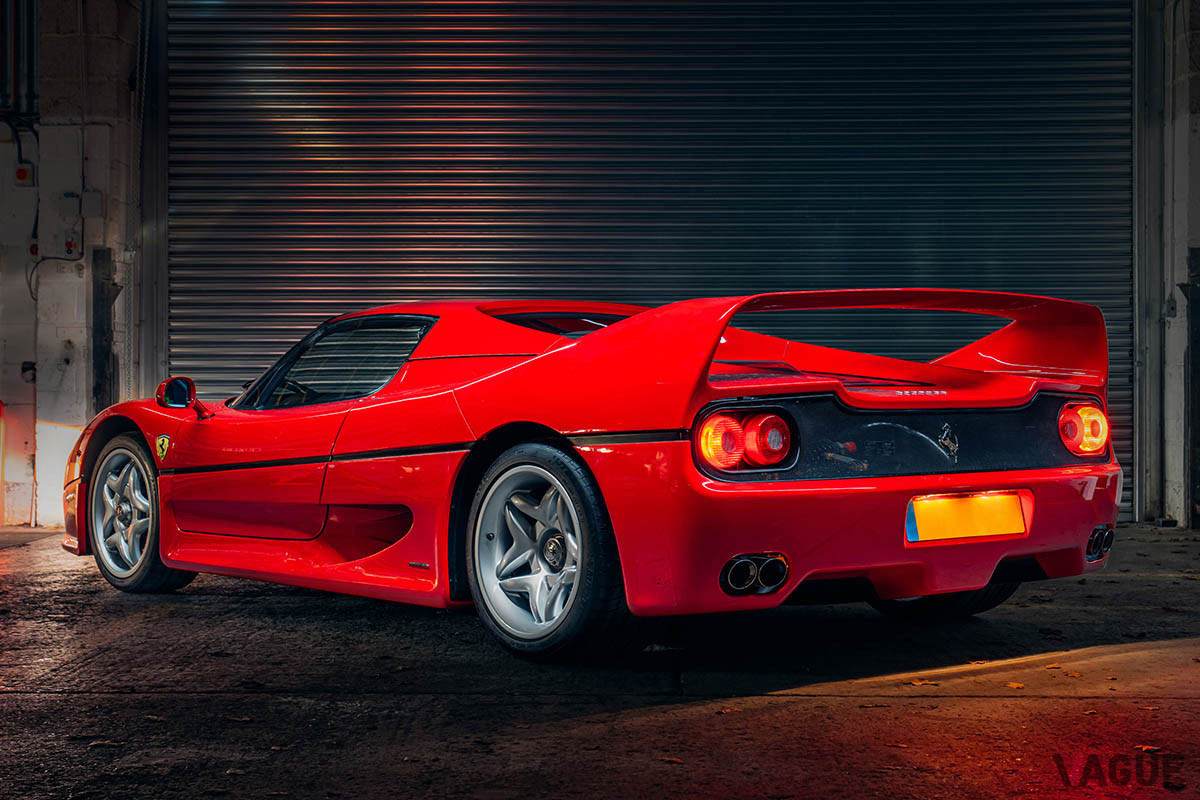 F50のデザインは、コンバージョンをおこなったピニンファリーナによるもの。他にも、F40やエンツォなど多くのフェラーリを手掛けていた（C）2021 Courtesy of RM Sotheby's