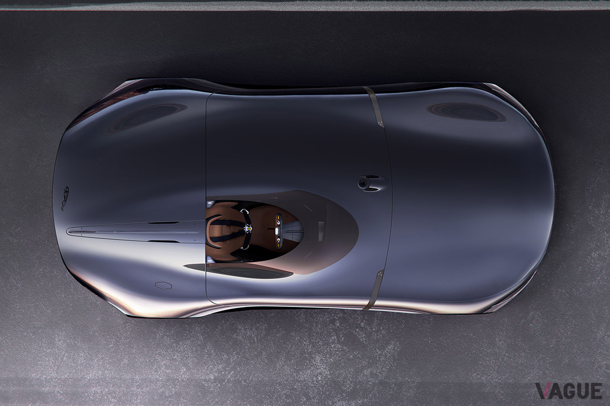 真上から見た「Vision Gran Turismo Roadster」