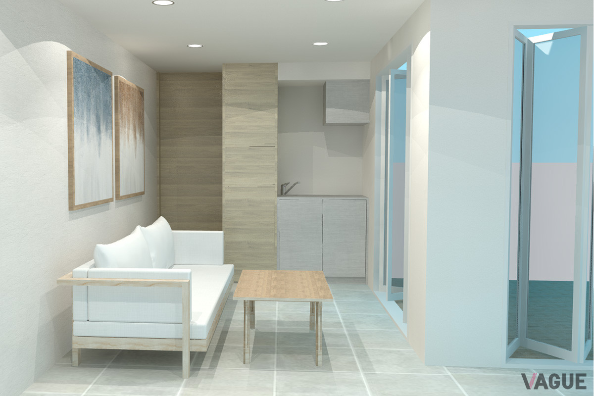 コンテナ内とは思えないほど、各客室のインテリアは清潔感があって快適だ