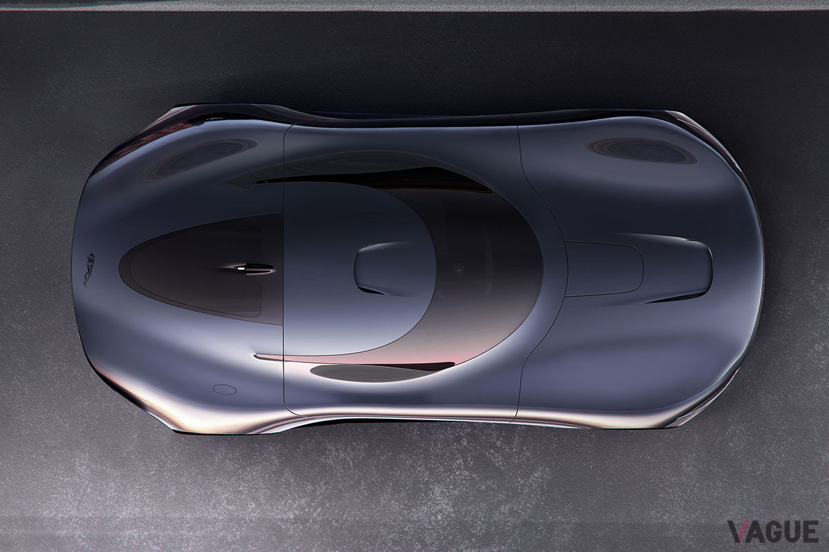 真上から見た「Vision Gran Turismo Coupé」