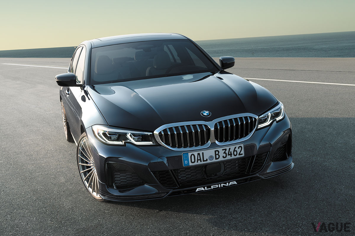 アルピナのエントリーモデルである「B3」、といっても価格は1229万円からと高価。Mモデルにはない高性能ディーゼルモデルの「D3」、「D5」などもラインナップする（C）Alpina Automobiles