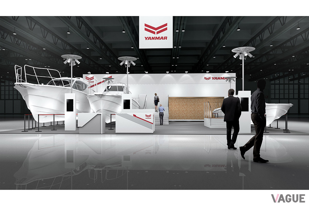パシフィコ横浜会場のヤンマーの出展ブース（イメージ）