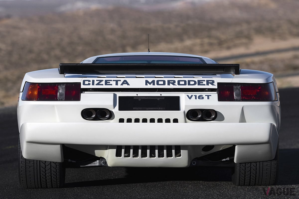 2022年1月のオークションにおいて、136万3500ドル（邦貨換算約1億6000万円）で落札された世界に1台しかない「チゼタ・モロダーV16T」（C）2021 Courtesy of RM Sotheby's