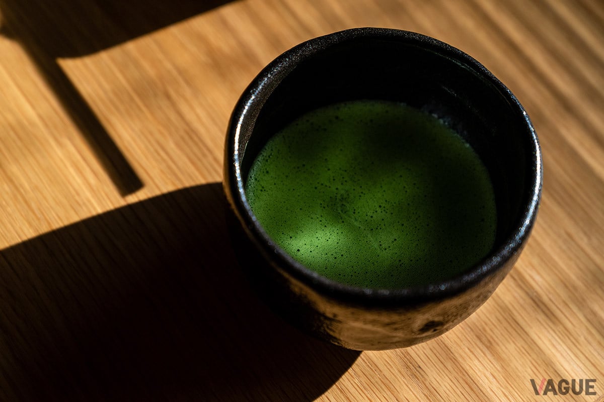 点てる時間も楽しめる抹茶
