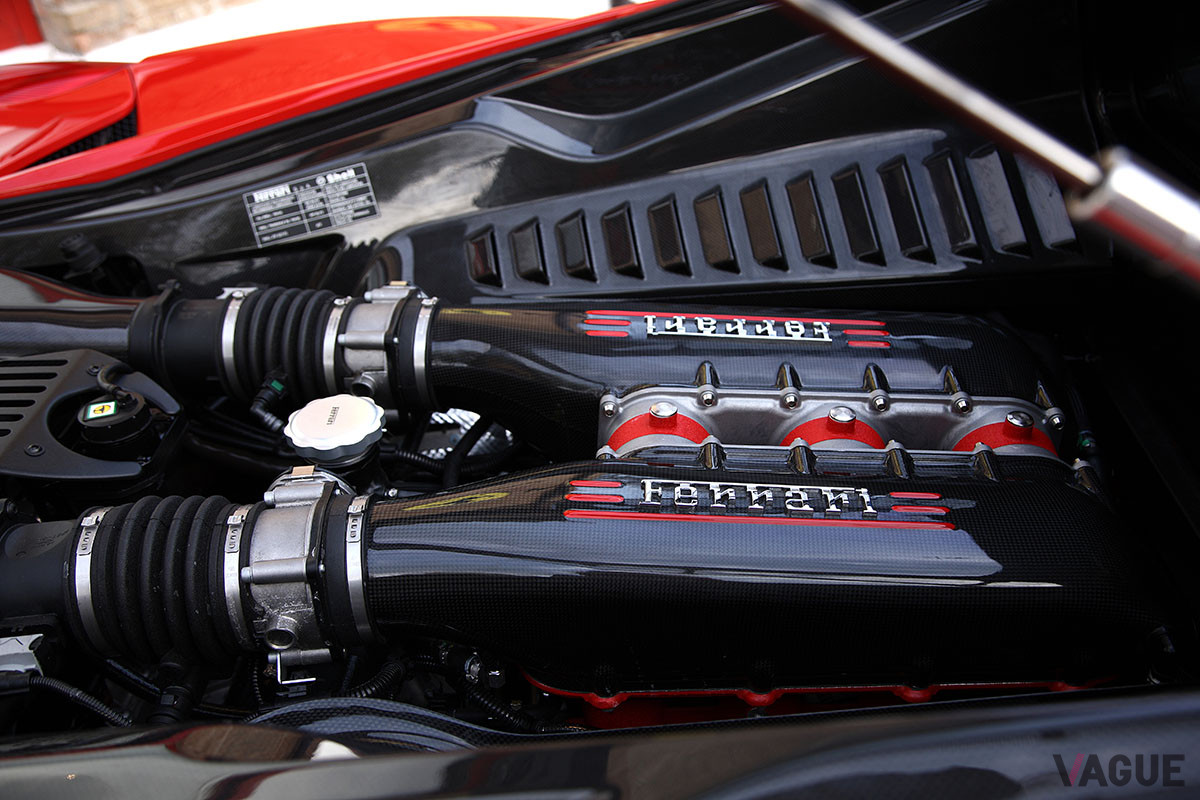 「458スペチアーレ」はターボ化前の最強V8エンジンを搭載（C）Ferrari NV