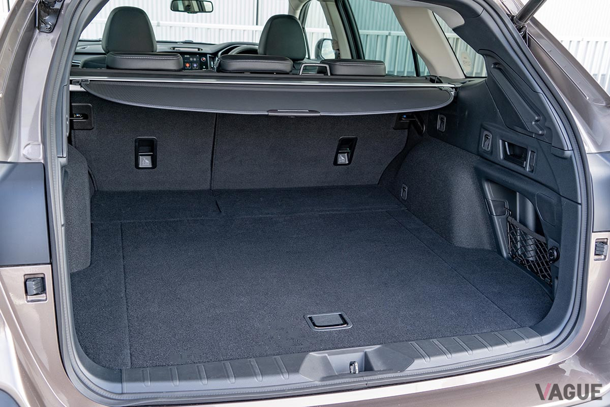 ラゲッジスペース容量はVDA法で561リットル（荷室フロア上＝522リットル、フロア下のサブトランク＝39リットル）を確保