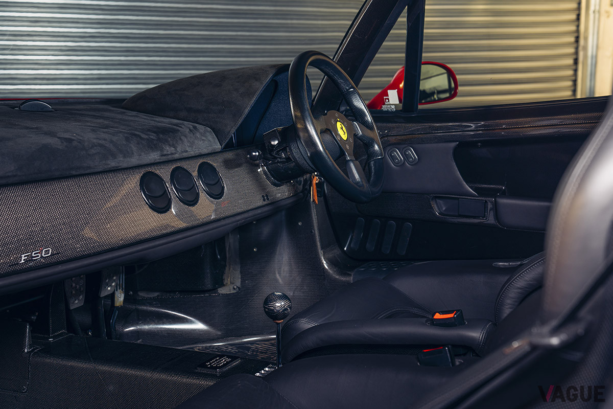 見事にピニンファリーナによって右ハンドルへと変更されている（C）2021 Courtesy of RM Sotheby's