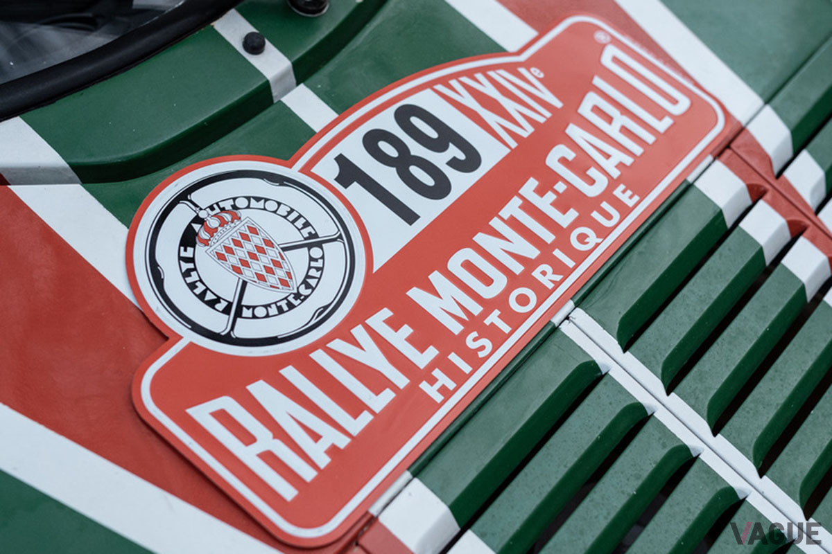 24回Rallye Monte Carlo Historiqueのプレート（C）Canossa Events