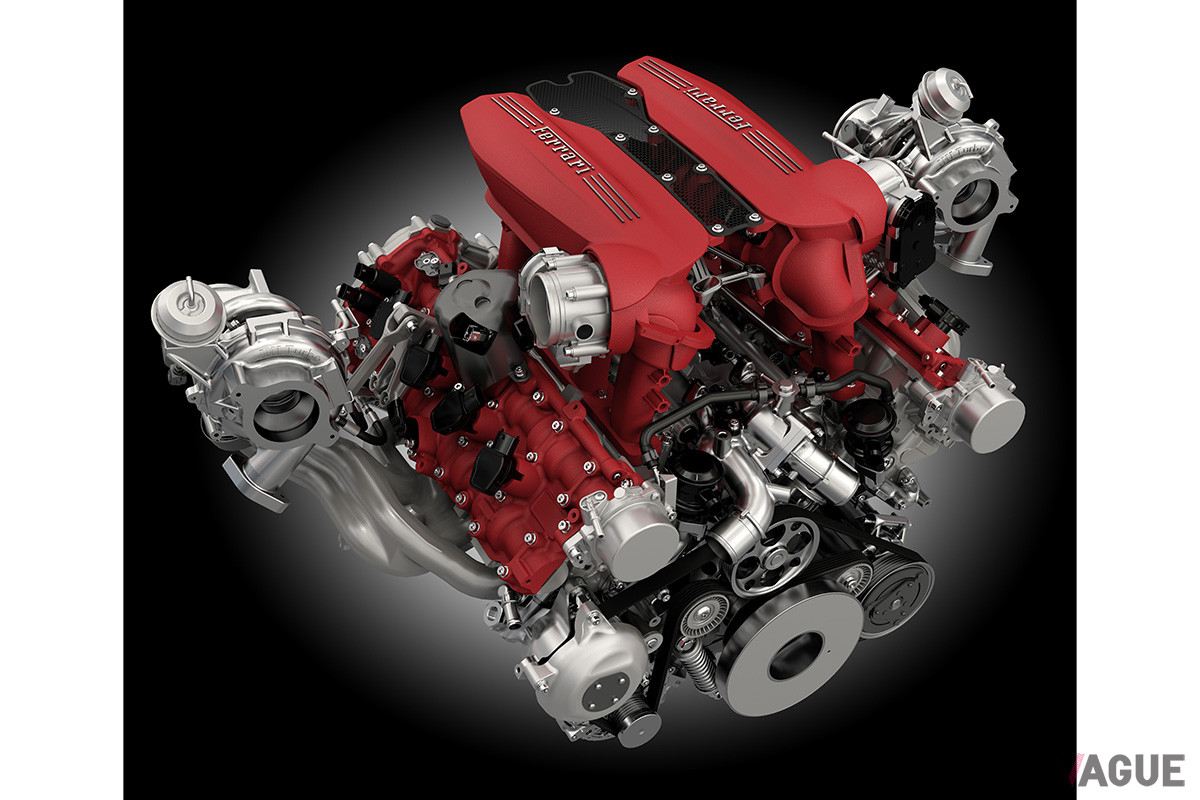 「488」のターボエンジンは、自然吸気エンジンで感じられた“魂”に欠けている、とシボレー開発陣からジャッジされた（C）Ferrari NV