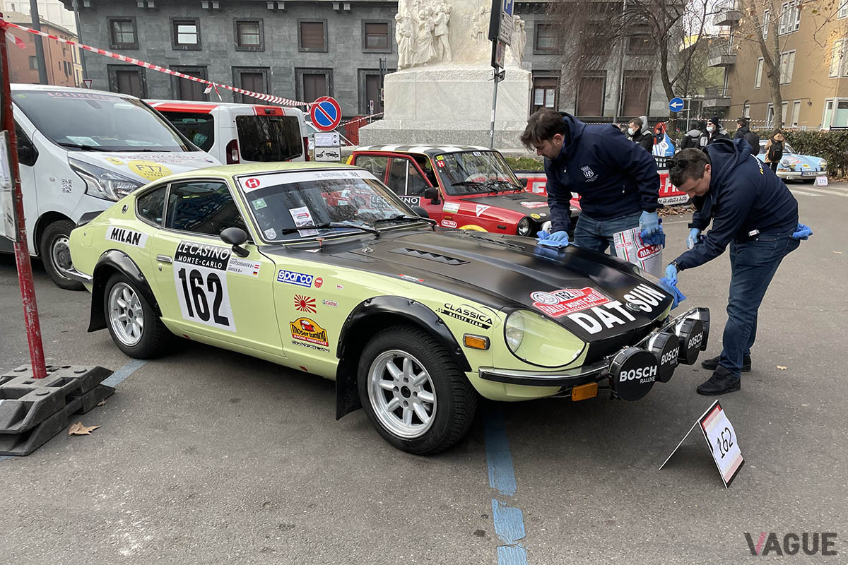 ゼッケン162番、ダットサン「240Z（1973年）」（C）野口祐子