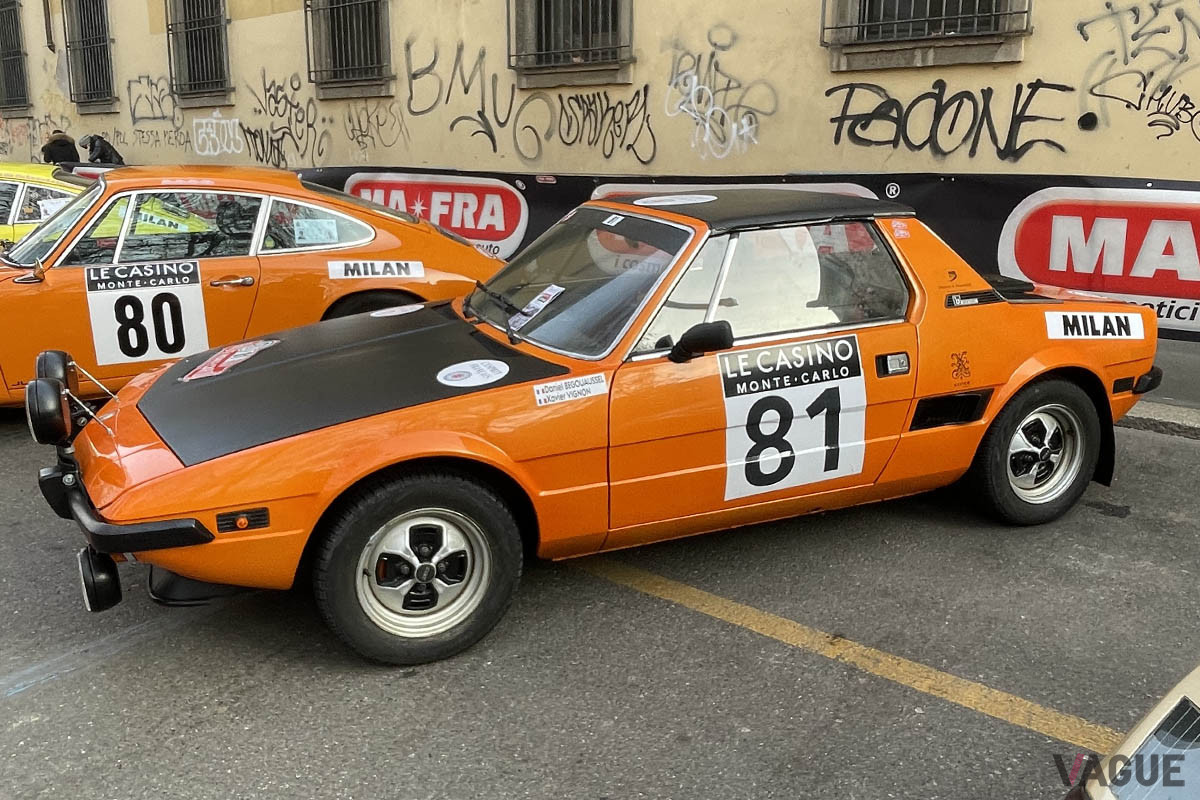 ゼッケン81番、フィアット「X1／9（1978年）」（C）野口祐子