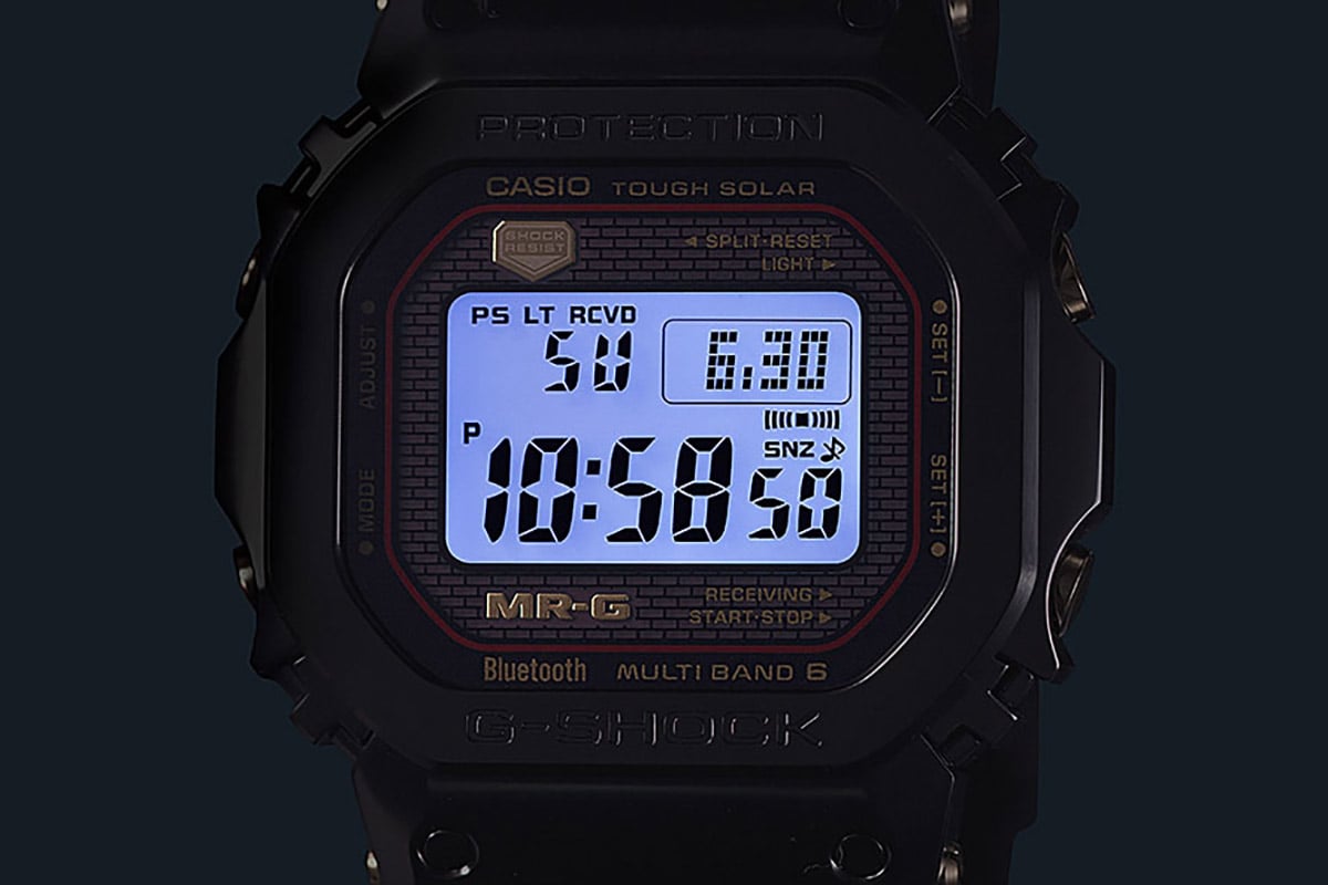 高輝度なフルオートLEDライトを採用。G-SHOCKらしい機能性がうれしい