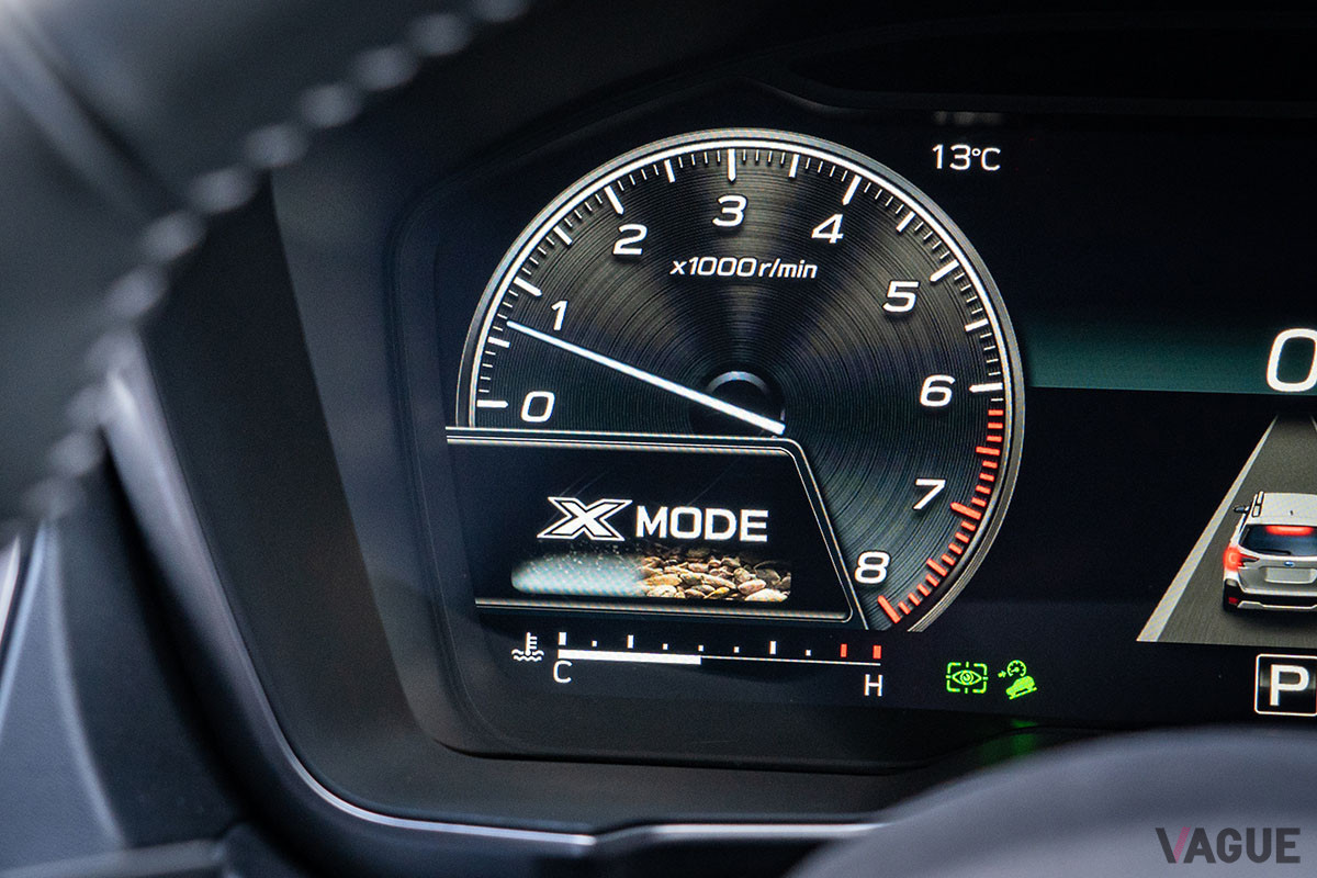 X-MODEはスタビリティコントロールやトランスファーのクラッチ制御などでトラクションを最大限に高める機能で、雪道を走る際の緊張感を解いてくれる