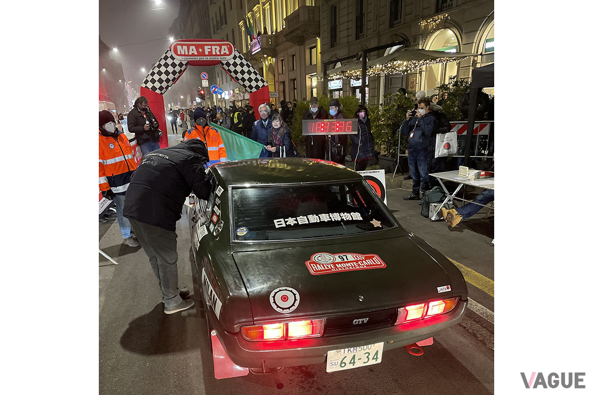 ゼッケン97番、トヨタ「セリカ 1600 GTV（1975年）」（C）野口祐子