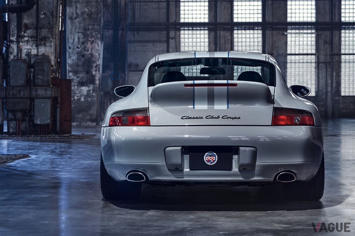 ダックテールとダブルドームルーフが特徴的な「911クラシック・クラブ・クーペ」