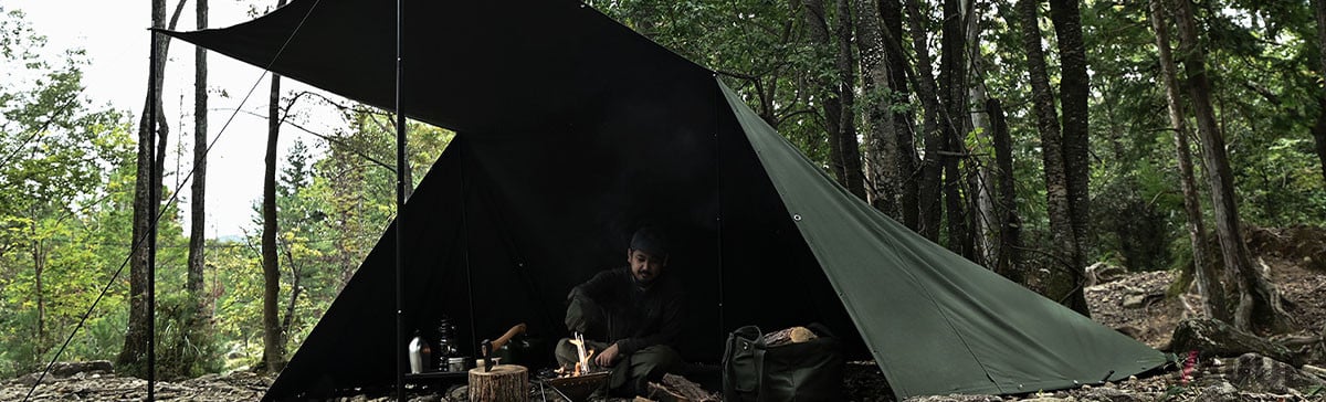 asobito アソビト 焚き火軍幕(オリーブ) 3枚 美品】asobito アソビト