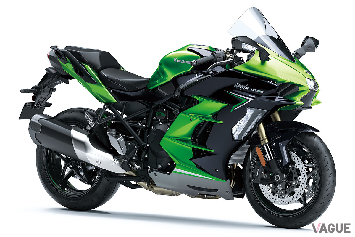 写真はスタンダードモデルの「Ninja H2 SX」
