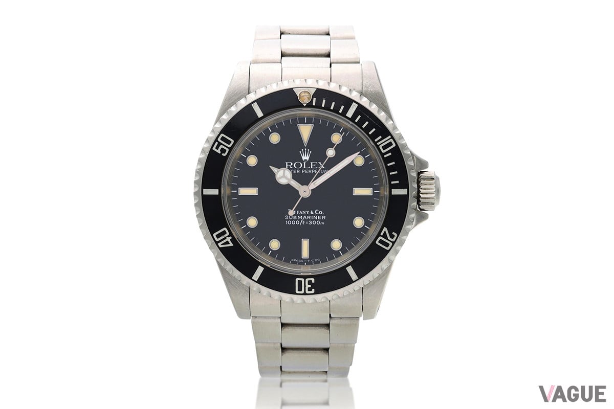 ダイバーズウォッチの原型ともいえるサブマリーナー。その文字盤に“TIFFANY & Co.”のロゴが刻まれていたら、それは激レアモデルの証である（C）2021 Sotheby’s