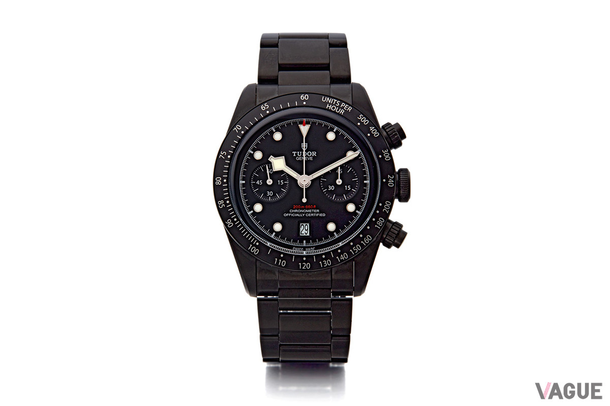 2019年に販売されたReference M79360DK-001 Black Bay Chrono Dark。トレンディなオールブラックモデルとして登場した限定モデルだ（C）2021 Sotheby’s