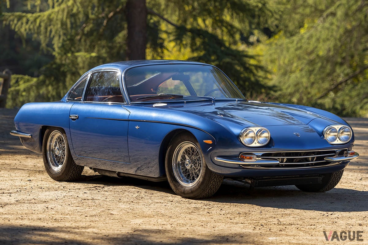 44万5000ドル（邦貨換算約5110万円）で落札されたランボルギーニ「400GT 2+2」（C）2021 Courtesy of RM Sotheby's