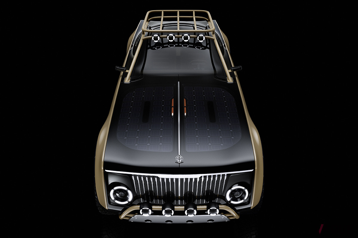 2021年に発表されたBEVの「プロジェクト・マイバッハ」