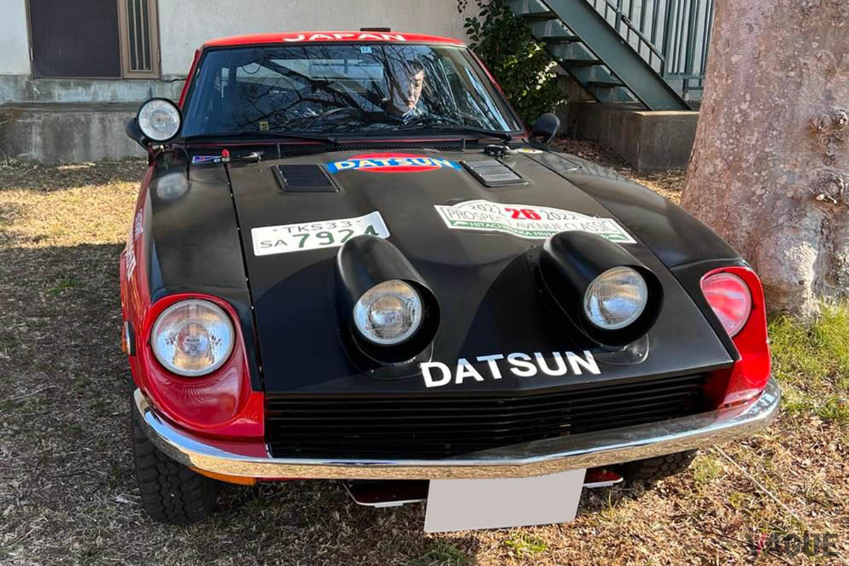 国内外のクラシックカーラリーに参戦する横田正弘さんの「フェアレディZ」