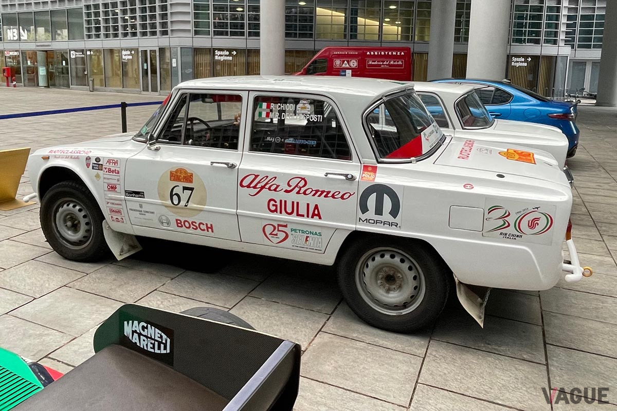 アルファ ロメオ「ジュリア1600」（1973年）。2016年に北京−パリに参戦