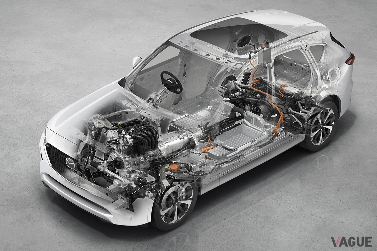 PHEV仕様はシステム最高出力327psを発生。これはマツダ車史上最強となるスペックだ