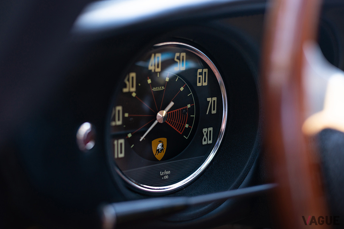 44万5000ドル（邦貨換算約5110万円）で落札されたランボルギーニ「400GT 2+2」（C）2021 Courtesy of RM Sotheby's