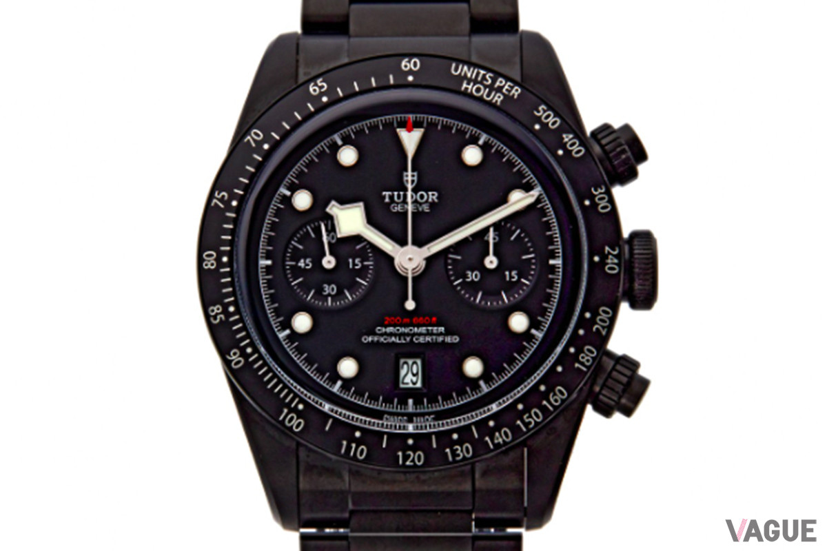 2019年に販売されたReference M79360DK-001 Black Bay Chrono Dark。トレンディなオールブラックモデルとして登場した限定モデルだ（C）2021 Sotheby’s