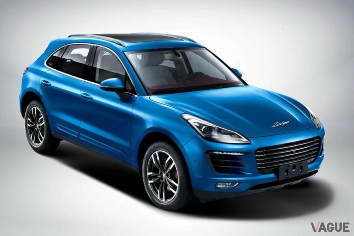 2016年に発売された、どうみてもポルシェ「マカン」なZotye「SR9」。価格は日本円で214万円と非常に安い（C）Zotye
