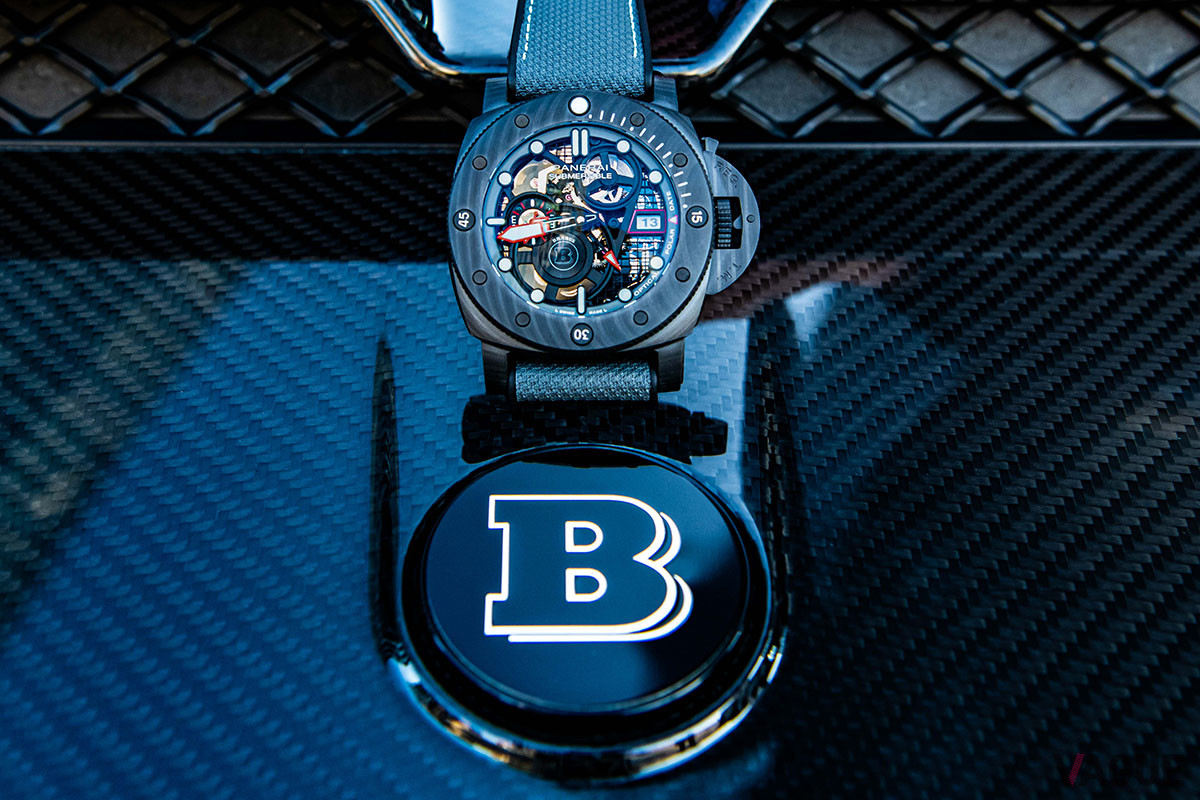 パネライとブラバスがコラボした「Panerai Submersible S BRABUS Black Ops Edition（PAM01240）