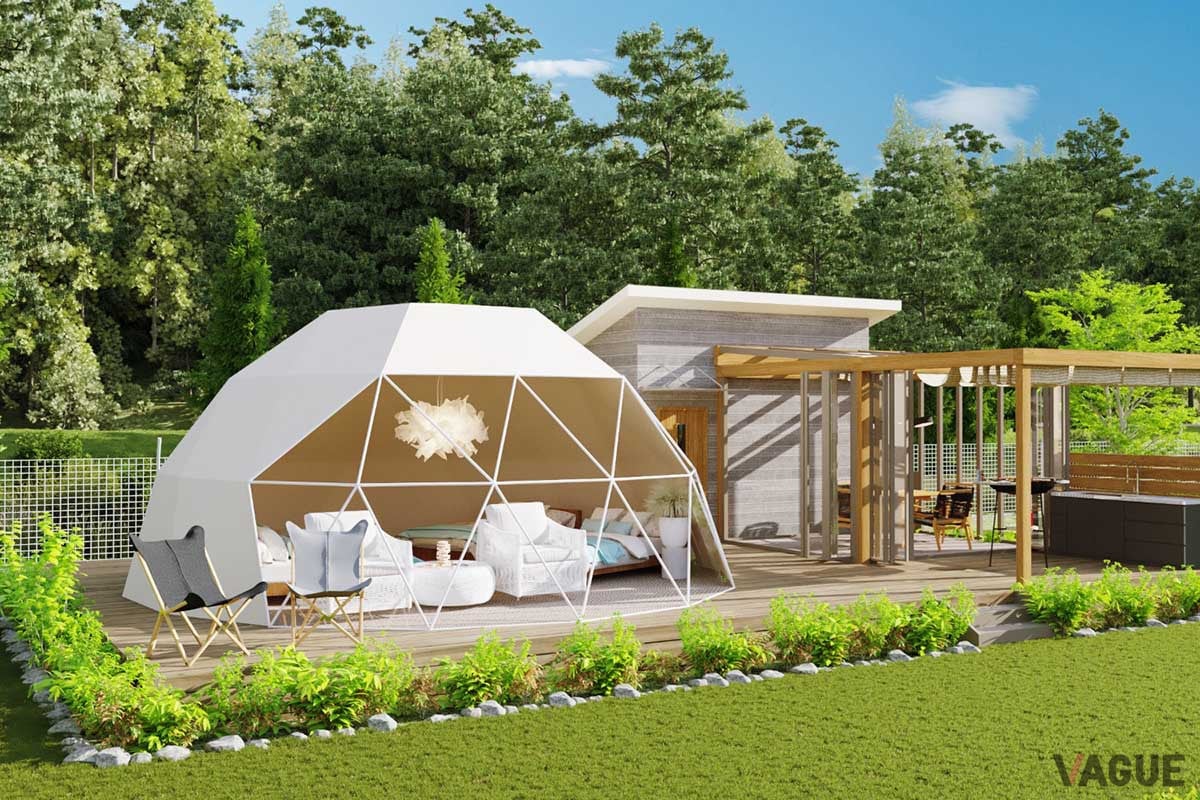 茨城県屈指のレジャースポットである大洗のビーチフロントに、豊かな自然に囲まれた全10棟のグランピング施設「グランマーレ茨城大洗」がオープン