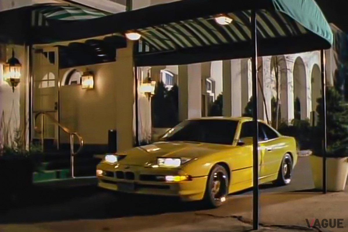 プリンスが乗る「8シリーズ」はV12エンジンを搭載した「850」。iとCSiのどちらのグレードかは不明だ（C）YouTube（Prince）