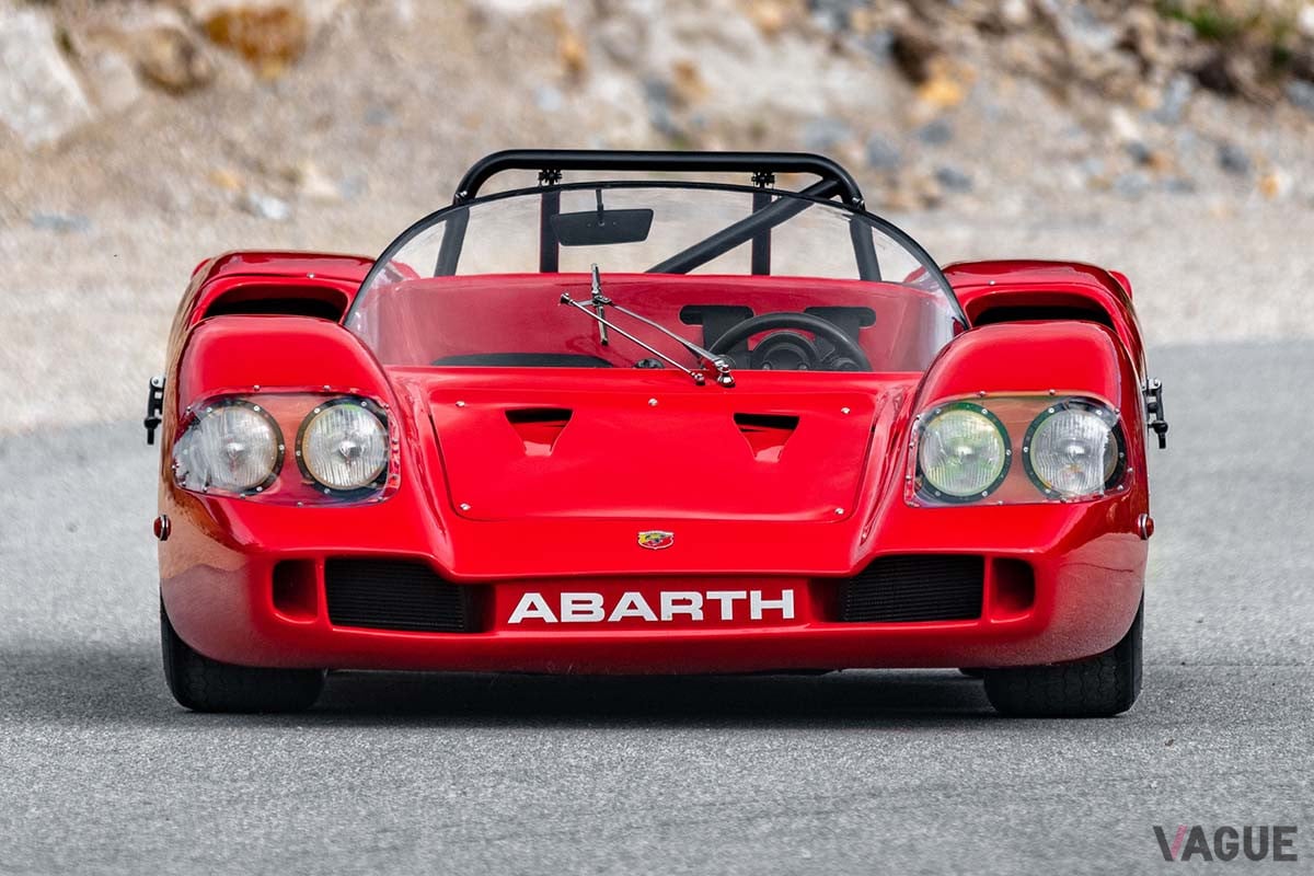 39万8750ユーロ（邦貨換算約5370万円）で落札されたアバルト「2000 Sport Tipo SE010」（C）2021 Courtesy of RM Sotheby's