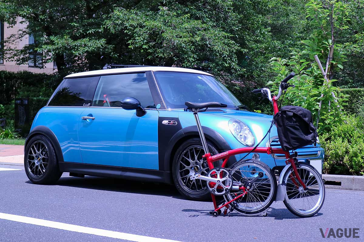 愛車にブロンプトンを積んで出かけると行動範囲も広がる