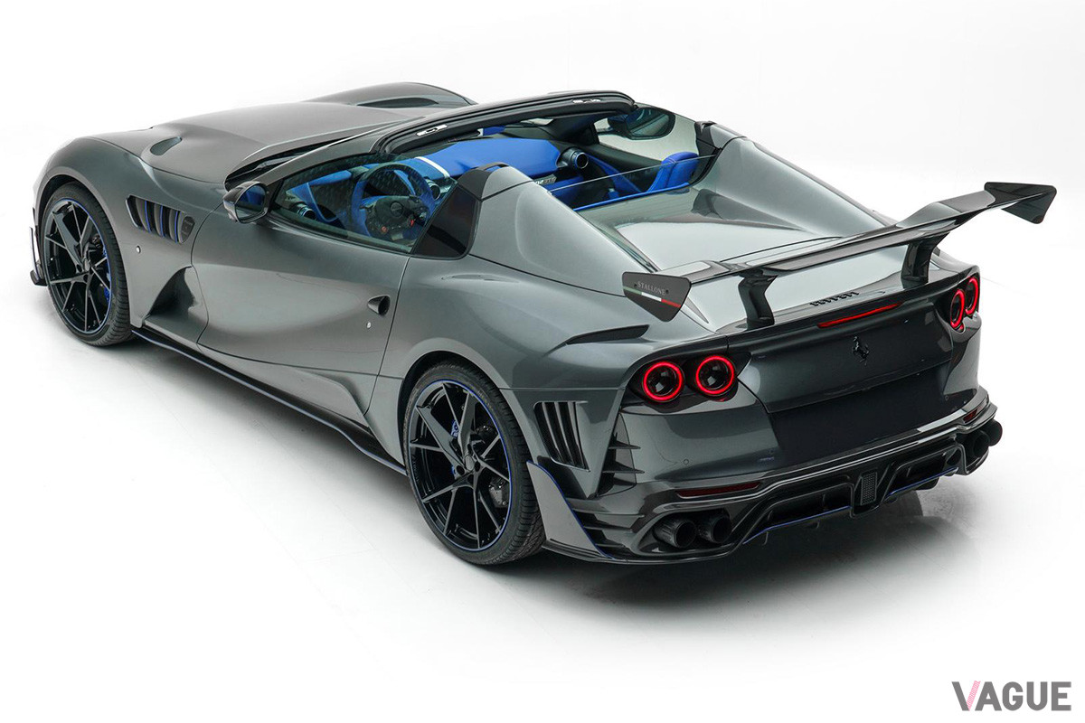 「スタローン（Stallone）GTS」とネーミングされたマンソリーのコンプリートモデル