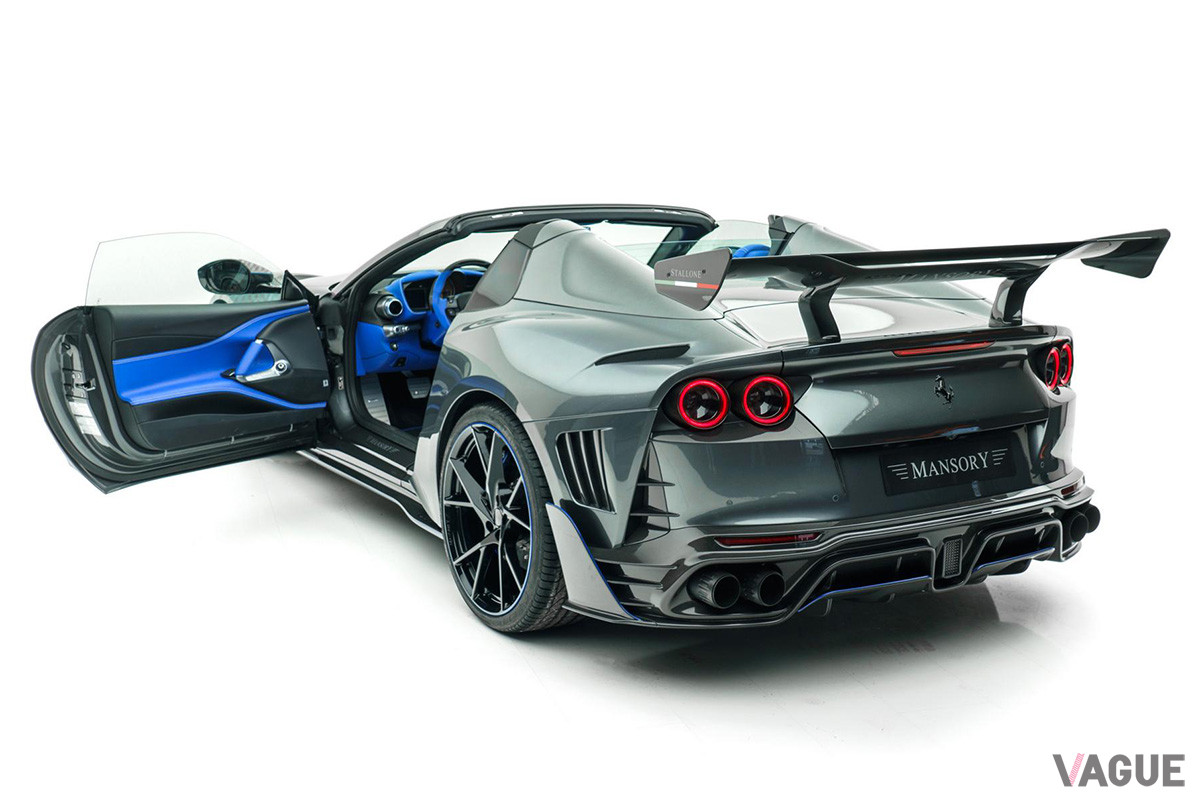 「スタローン（Stallone）GTS」とネーミングされたマンソリーのコンプリートモデル