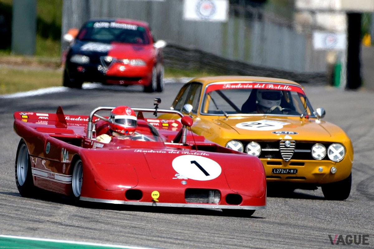 モンツァ・サーキットにて。「ティーポ33−TT3」（C）Scuderia del Portello