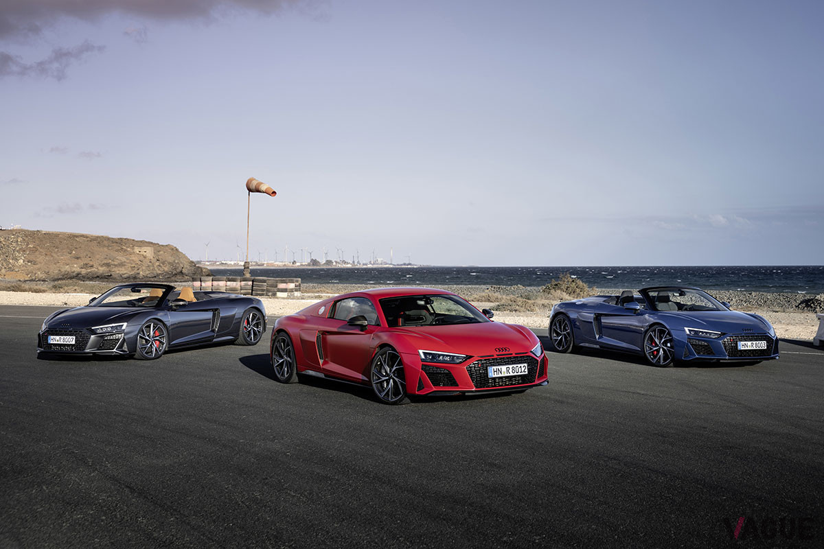 2016年から販売されている2代目アウディ「R8」。最大出力は610ps。シャシは、モノコックとスペースフレームを融合させたアウディスペースフレームを採用している（C）Audi AG