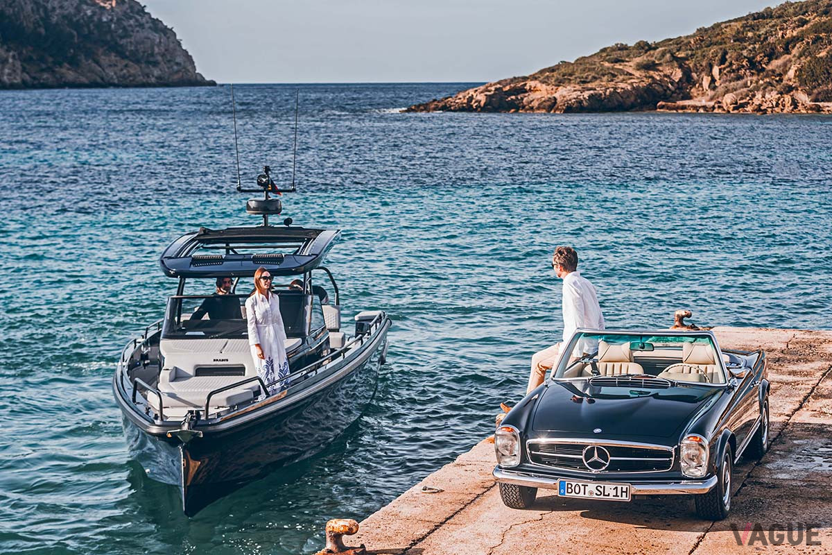 ブラバスはボートももちろんだが、メルセデス・ベンツのクラシックカーも手がけている