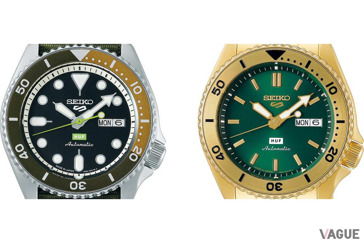 「SBSA163」ではシンプルなドットインデックス、「BSA164」では特別にデザインされたバーインデックスを採用