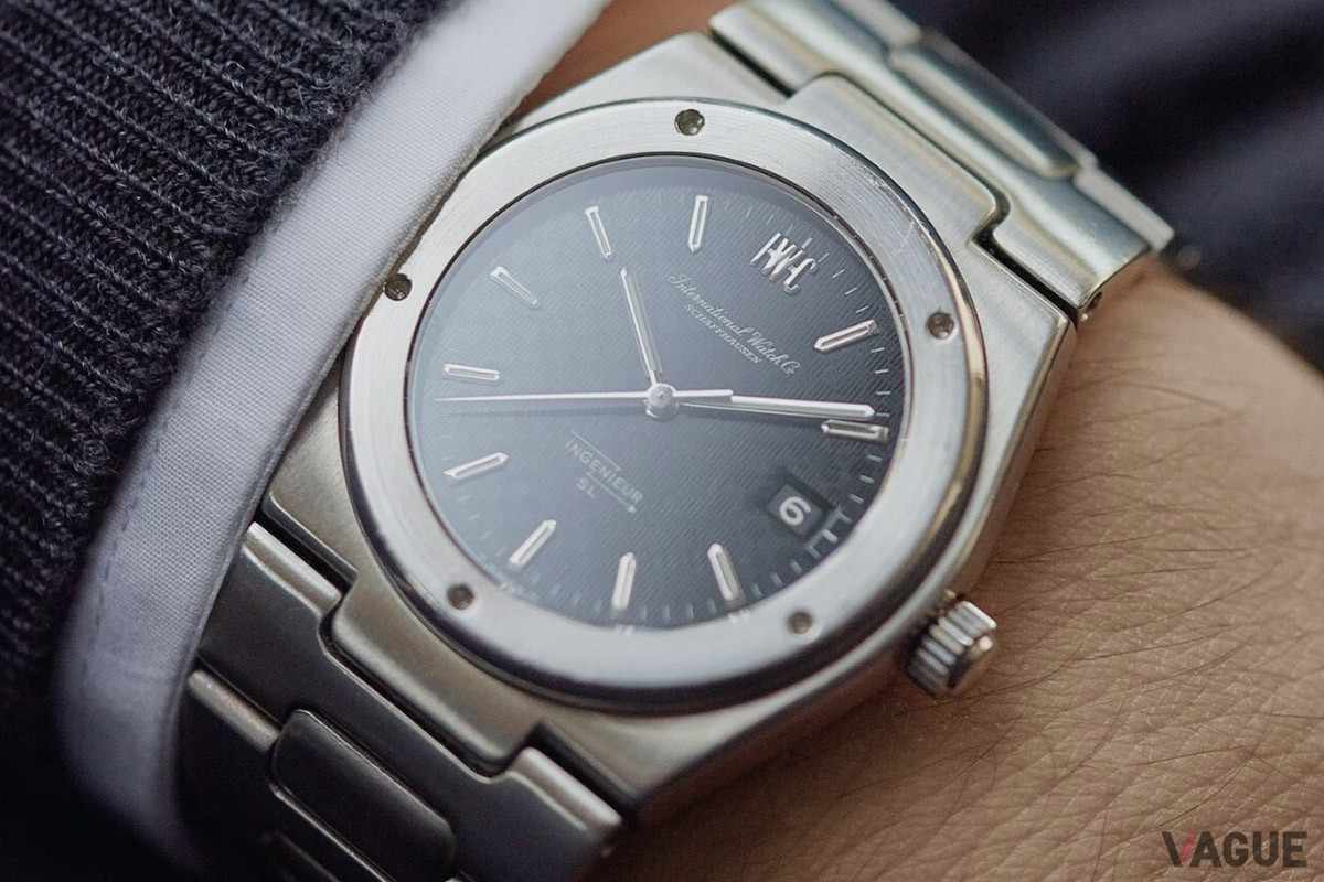 スポーティなスティール製ケースを備えた、インヂュニアSL（C）Genta Heritage