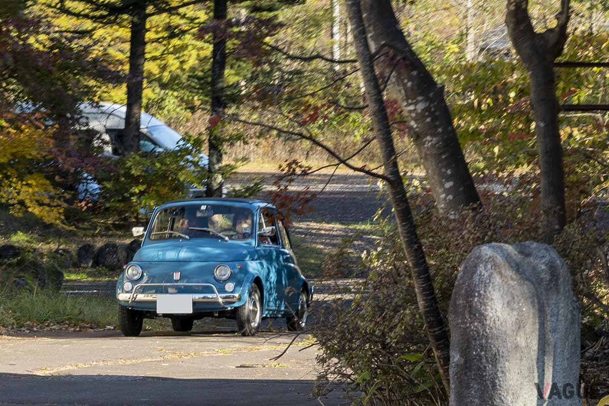 集合場所であり、スタート地点の軽井沢レイクニュータウンへ
