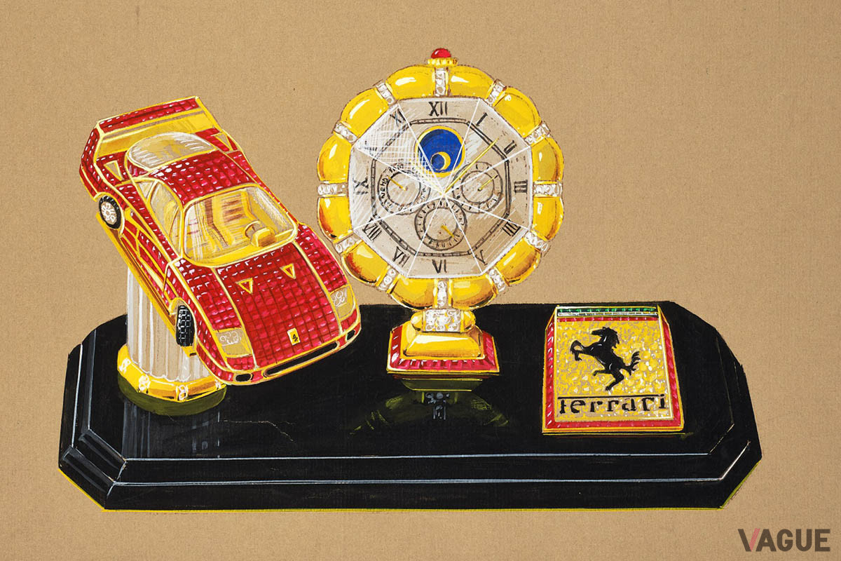 香港でのオークションに出品された、未制作となるフェラーリ向けプロトタイプデザイン（C）Sotheby’s