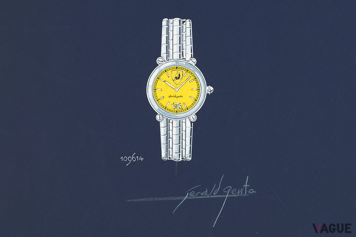 香港のオークションに出品された、未制作のプロトタイプデザイン。こちらはランボルギーニ（C）Sotheby’s